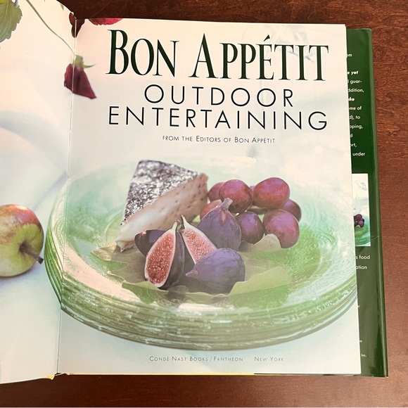 Bon Appetit : Outdoor Entertaining Hardcover w/ Sleeve Cookbook. - Picture 4 of 14